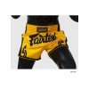 Short Boxe Thaï Fairtex Jaune/Noir 1701