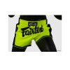 Short Boxe Thaï Fairtex Jaune Fluo/Noir 1706