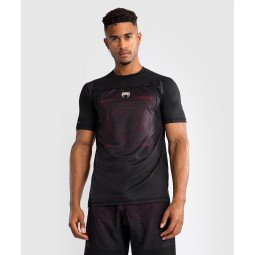 T-Shirt Dry-Tech Venum G-Fit Air Noir Profond/Rouge Feu
