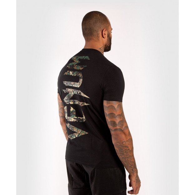 T-shirt Venum Giant Noir/Forest Camo