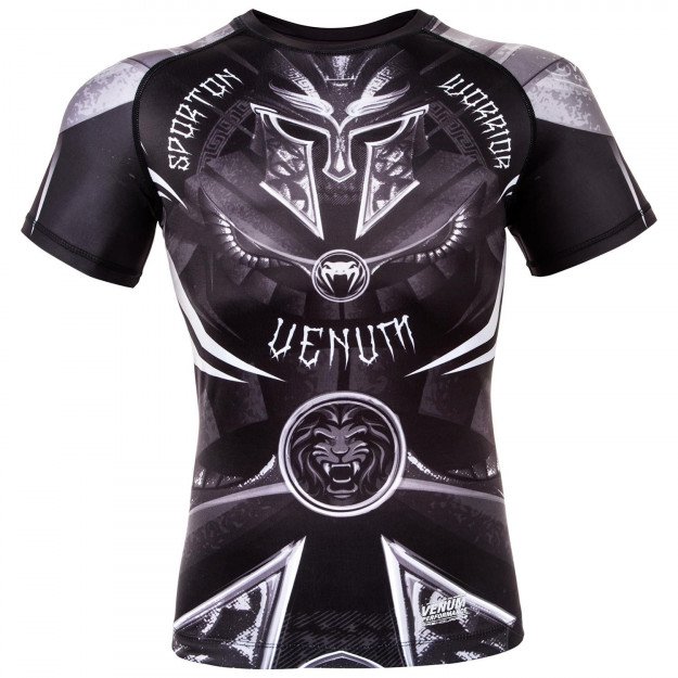Rashguard Venum Gladiator 3.0 Noir/Blanc