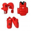 Pack protection karaté Kumite Starter rouge