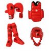 Pack protection karaté Kumite Expert rouge