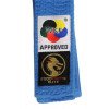 Ceinture karaté Elite bleue WKF