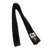Ceinture karaté Elite noire WKF