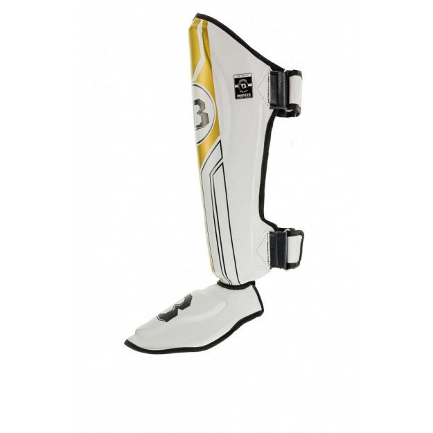 Protège tibias et pieds BSG V9 White/Gold
