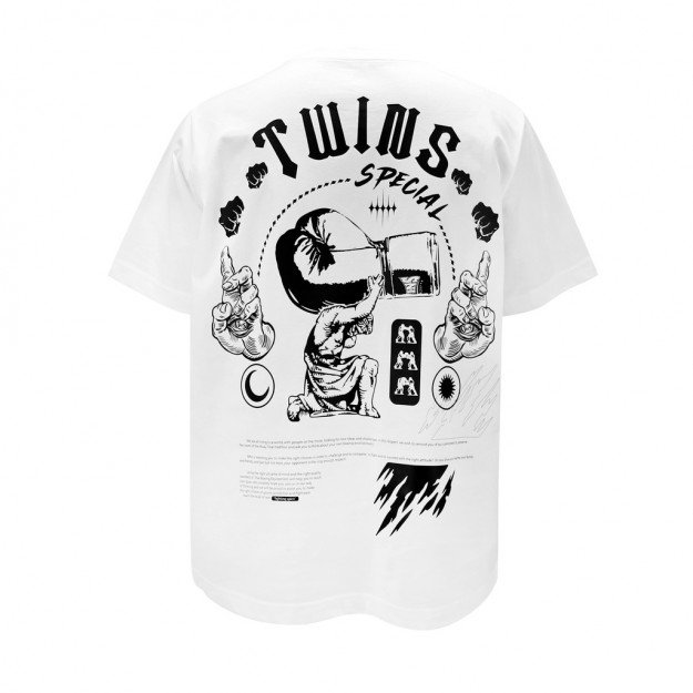 T-shirt Twins Muay Fighter Blanc