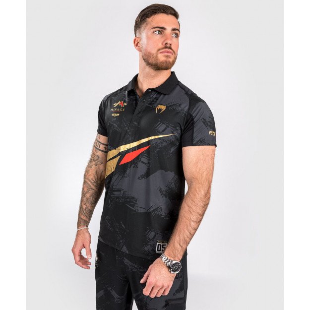 Polo Venum X Mirage Noir/Or