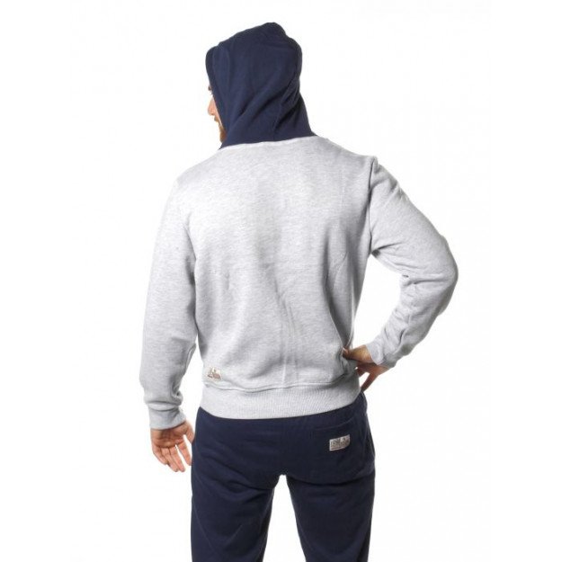 Sweatshirt Leone à Zip Gris