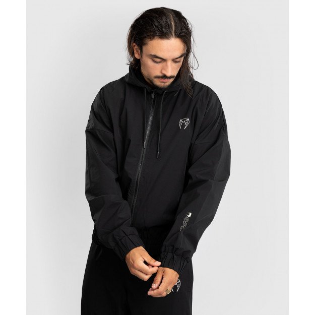 Veste de survêtement zippée Venum Eclipse Noir/Ivoire
