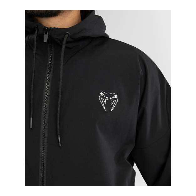 Veste de survêtement zippée Venum Eclipse Noir/Ivoire