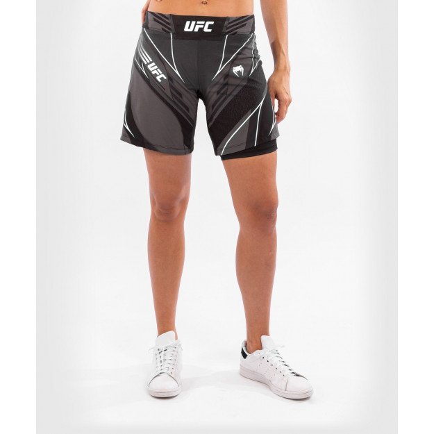 Short Femme MMA VENUM UFC Authentic Fight Night coupe longue NOIR