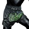 Short boxe Thaï Fairtex Noir/Gris 1924