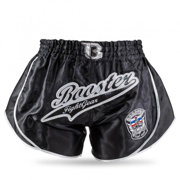 Short boxe thaï Booster Slugger 3 noir