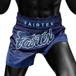 Short Boxe Thaï Fairtex BS1930 Bleu Ocean