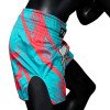 Short boxe thaï Fairtex BS1929 Street King Turquoise/Rouge
