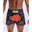 Short boxe thaï Naruto x Elion Akatsuki Noir/Rouge