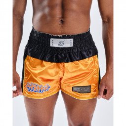Short boxe thaï Naruto x Elion Noir/Orange