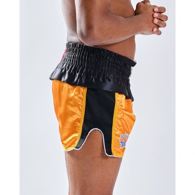 Short boxe thaï Naruto x Elion Noir/Orange