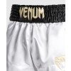 Short Boxe Thai Venum Classic Blanc / Noir / Or