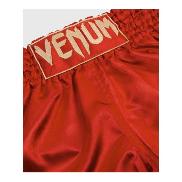 Short Boxe Thai Venum Classic Bordeau / Or