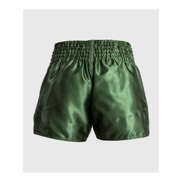 Short Boxe Thai Venum Classic Kaki/Blanc