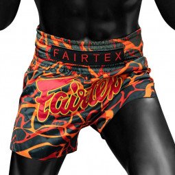 Short boxe thaï Fairtex BS1926 Magma Rouge