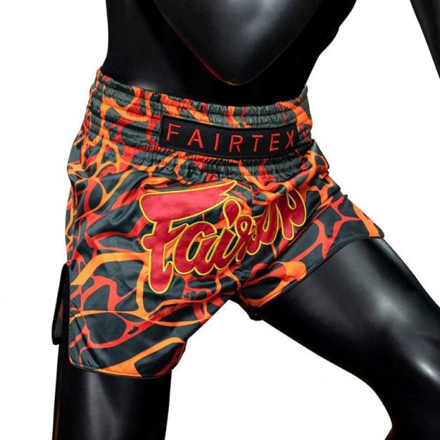 Short boxe thaï Fairtex BS1926 Magma Rouge