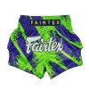 Short boxe thaï Fairtex BS1928 Street King Bleu/vert