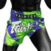 Short boxe thaï Fairtex BS1928 Street King Bleu/vert