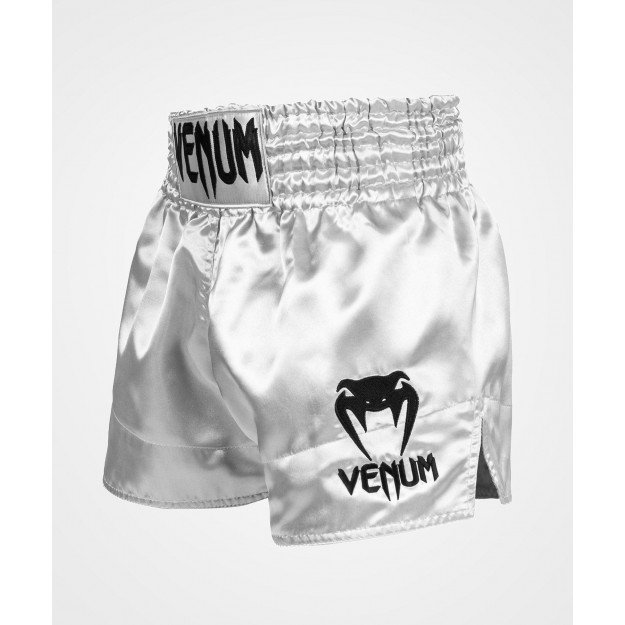 Short muay thai Venum blanc et or - short de boxe