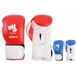 Gants de Karaté Contact PU rouge Noris