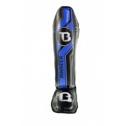 Protège tibias et pieds BSG V9 Black/Bleu