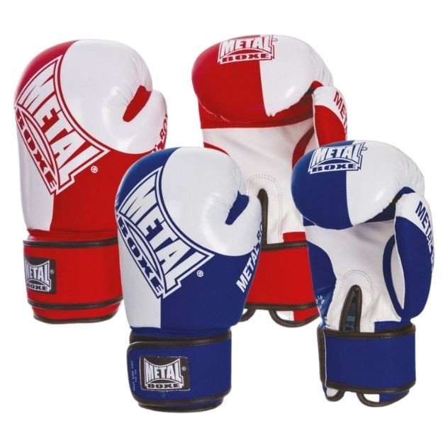 Gants de boxe compétition amateur bleu adidas pour les clubs et