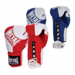 Gants de Boxe Pro Metal Boxe à Lacets