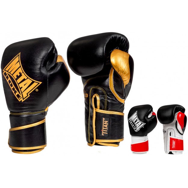 Gants de Boxe Titan Metal Boxe 100% cuir