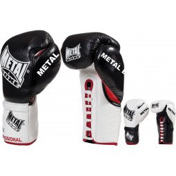 Gants de Boxe à Lacets Super Pro 100% Cuir