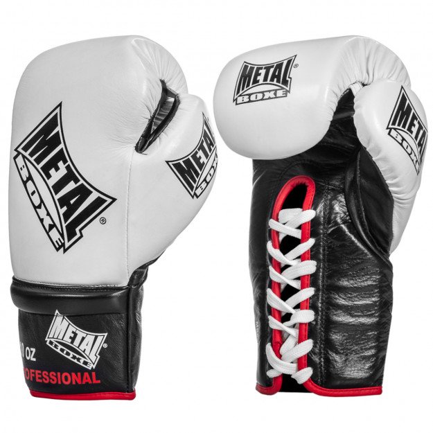 Gants de Boxe à Lacets Super Pro 100% Cuir