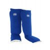 Protège Tibias et Pieds Coton Souple Bleu