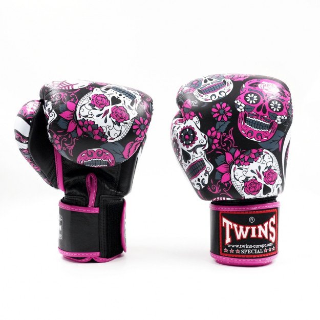 Gants de Boxe Twins FBGVL 3 Skull