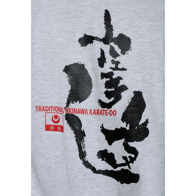 T-shirt Shureido Gris clair Logo Coeur & Logo au Dos