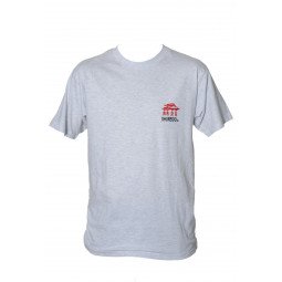 T-shirt Shureido Gris clair Logo Coeur & Logo au Dos