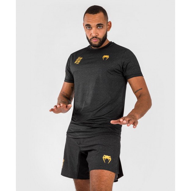 T-Shirt Dry Tech Venum X Ares Noir/Doré