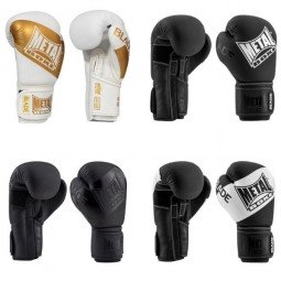 Gants de boxe cuir, Thaï Series - MB5300N, Metal Boxe 