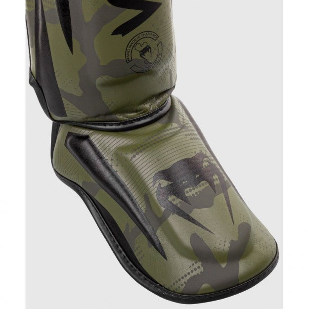 Protège tibia et pied Venum Elite Camouflage Kaki
