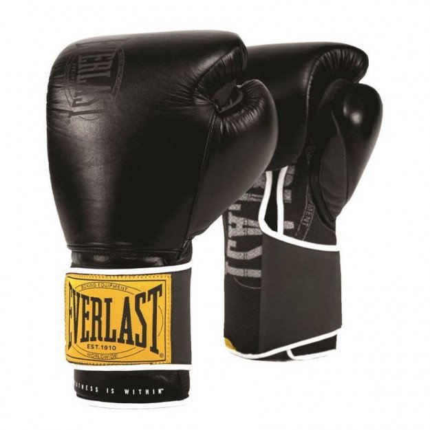 Gants de Boxe Pro a lacets EVERLAST Collection CUIR VINTAGE 1910 