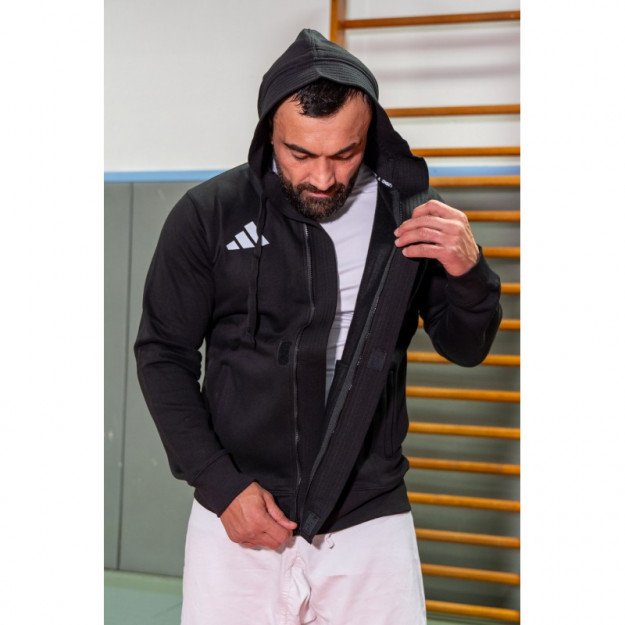 Sweat à capuche Adidas Zippé