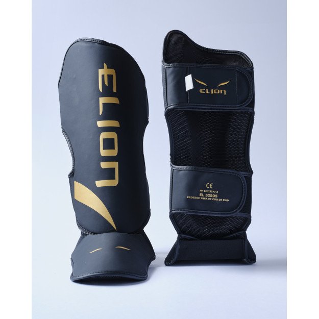 Protège Tibia et Pied Elion Extravagant Noir/Or
