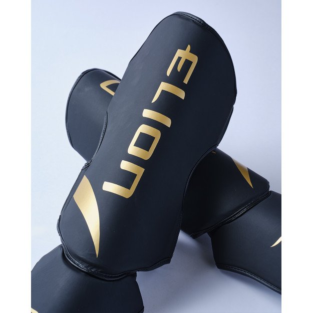 Protège Tibia et Pied Elion Extravagant Noir/Or