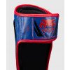 Protège-tibias et pieds Venum Elite - Bleu Foncé/Rouge